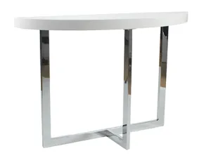 San Dimas Console Table WHITE/CHROME
