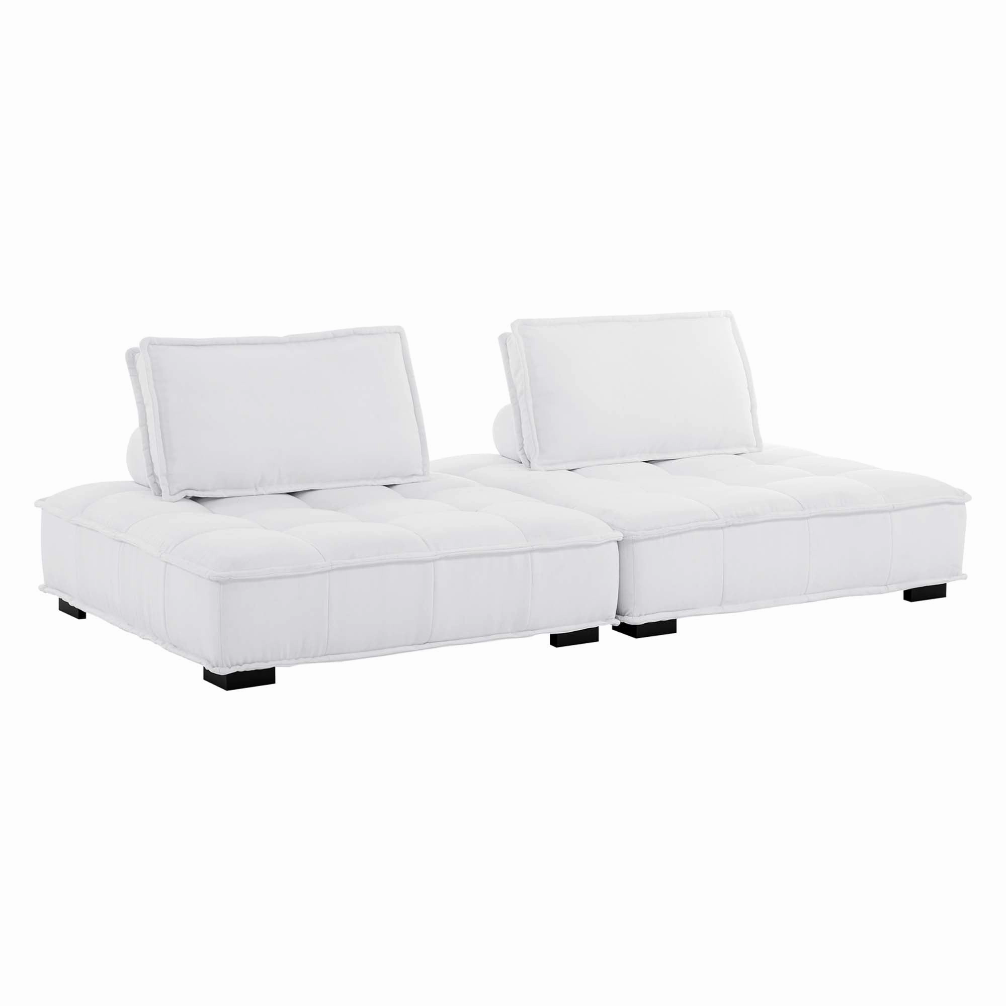 Saunter 2-Piece Tufted Fabric Fabric Loveseat by Modway