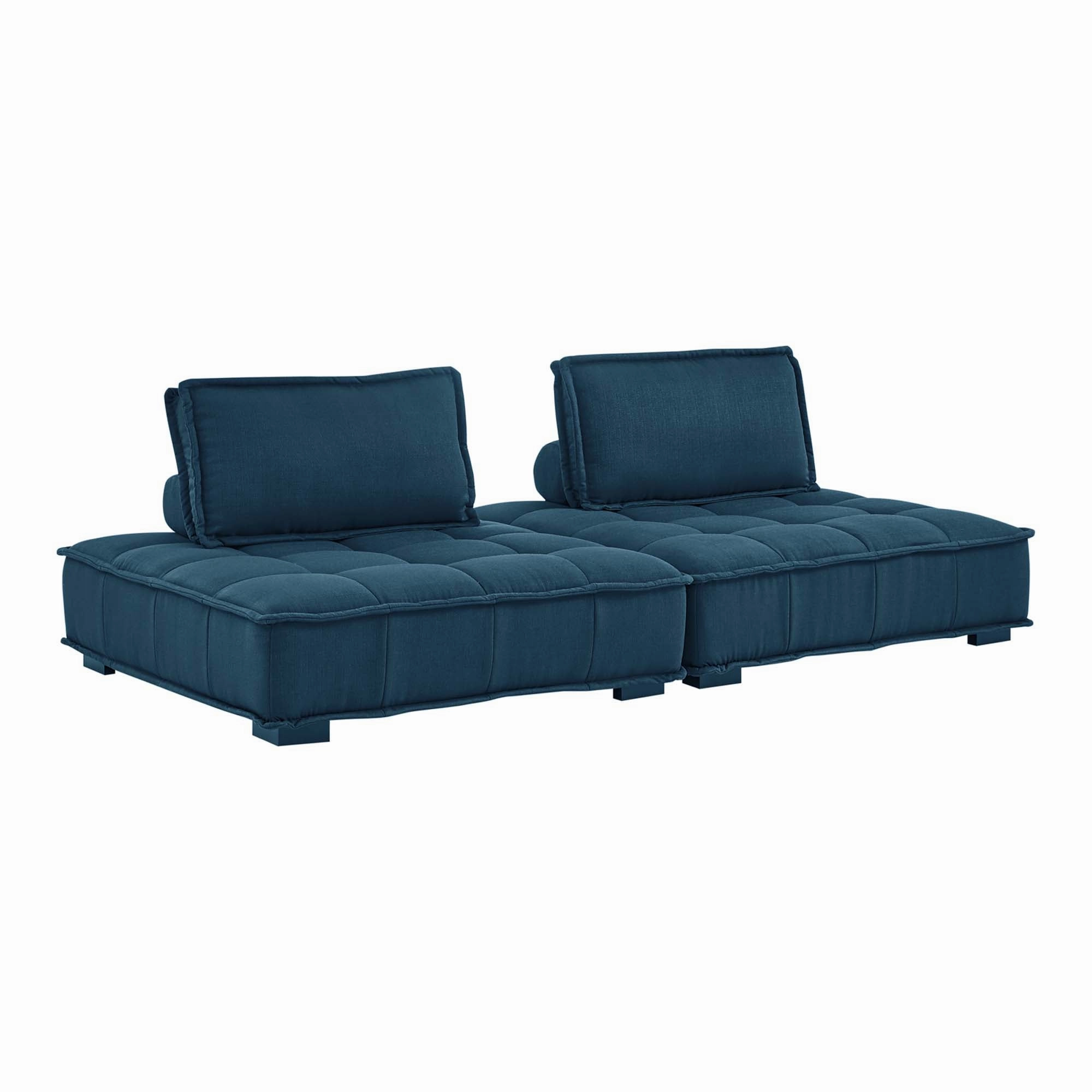 Saunter 2-Piece Tufted Fabric Fabric Loveseat by Modway