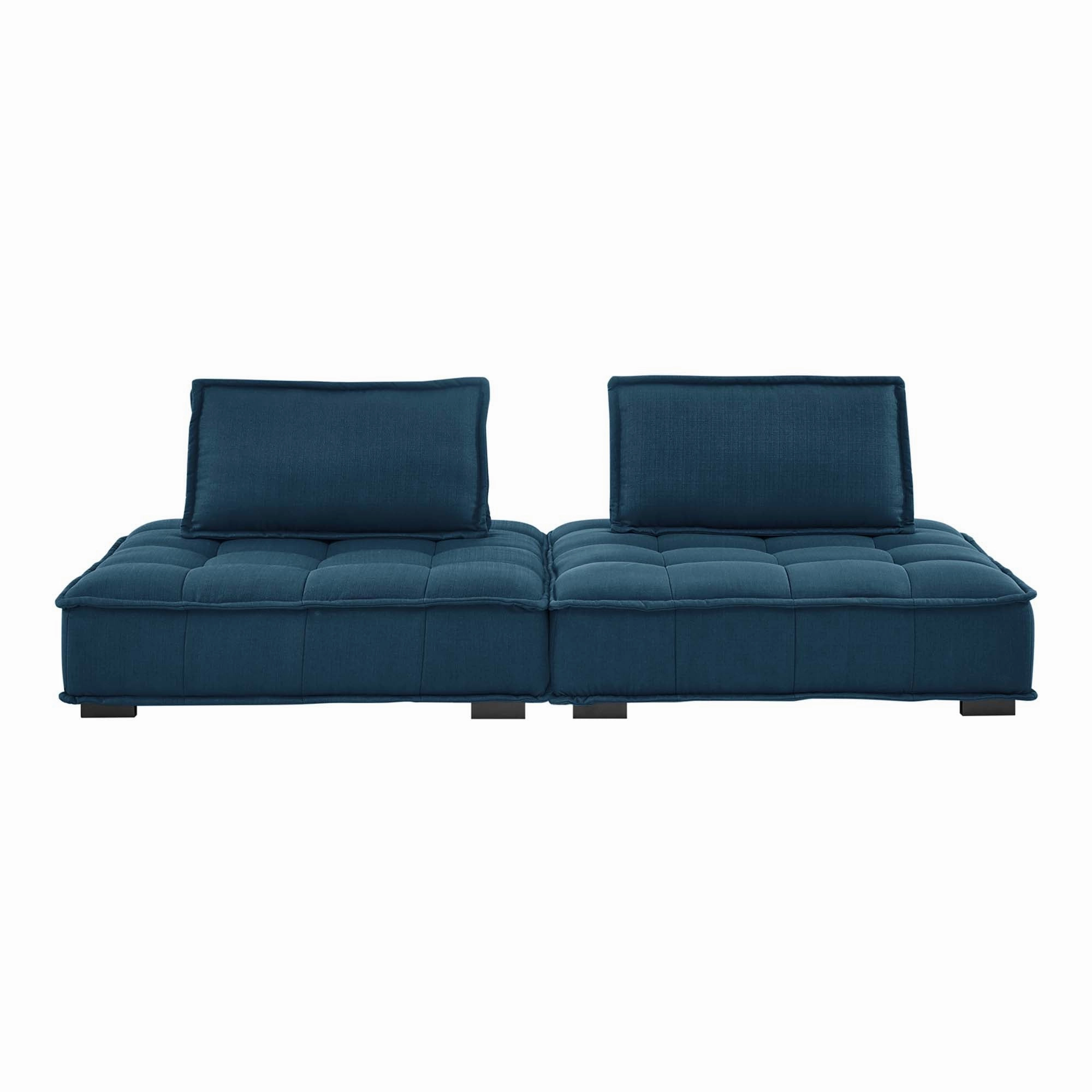 Saunter 2-Piece Tufted Fabric Fabric Loveseat by Modway