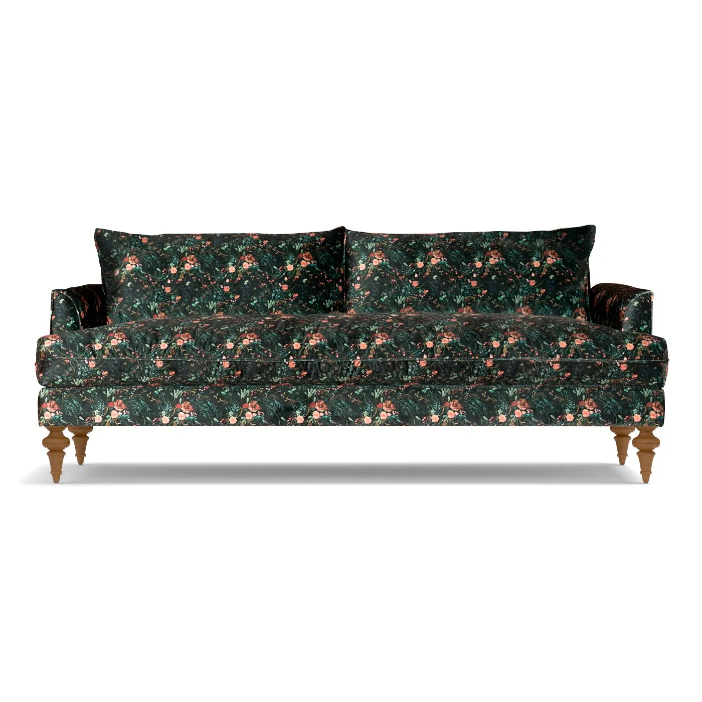 Saxon Sofa in MIDNIGHT BLOOM