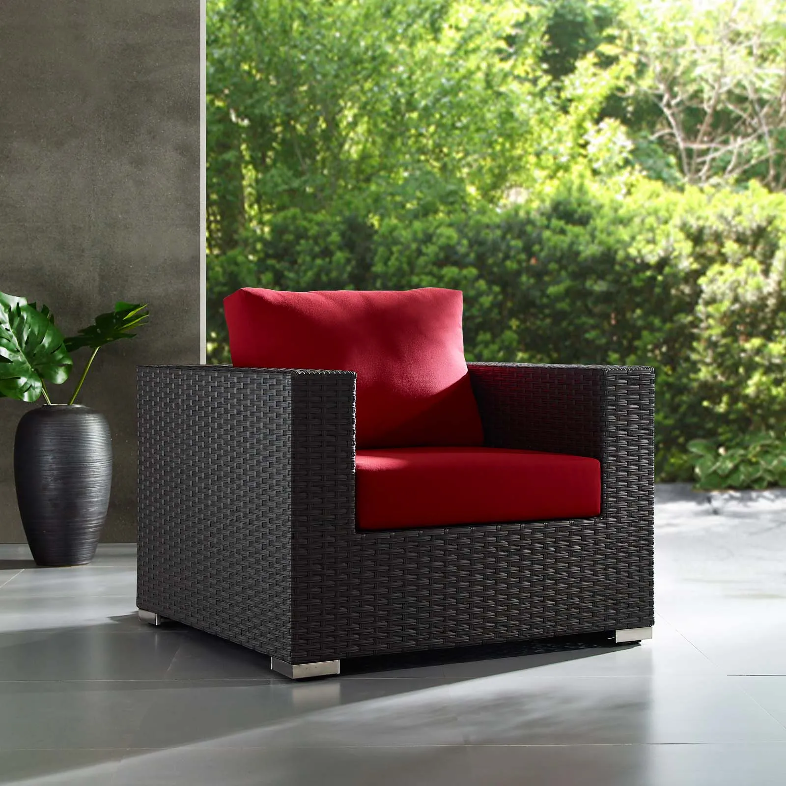 Sojourn Outdoor Patio Sunbrella® Armchair by Modway