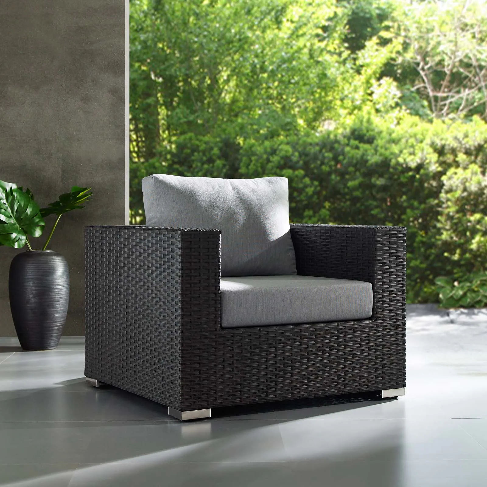 Sojourn Outdoor Patio Sunbrella® Armchair by Modway