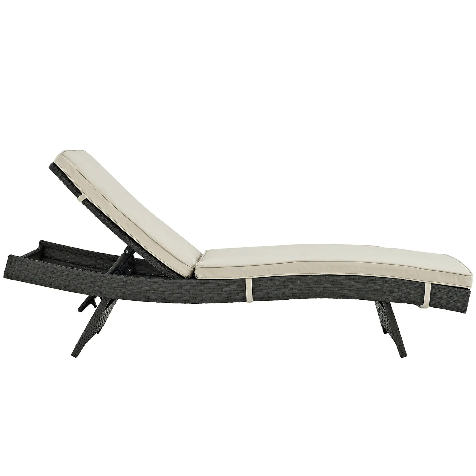 Sojourn Outdoor Patio Sunbrella® Chaise by Modway