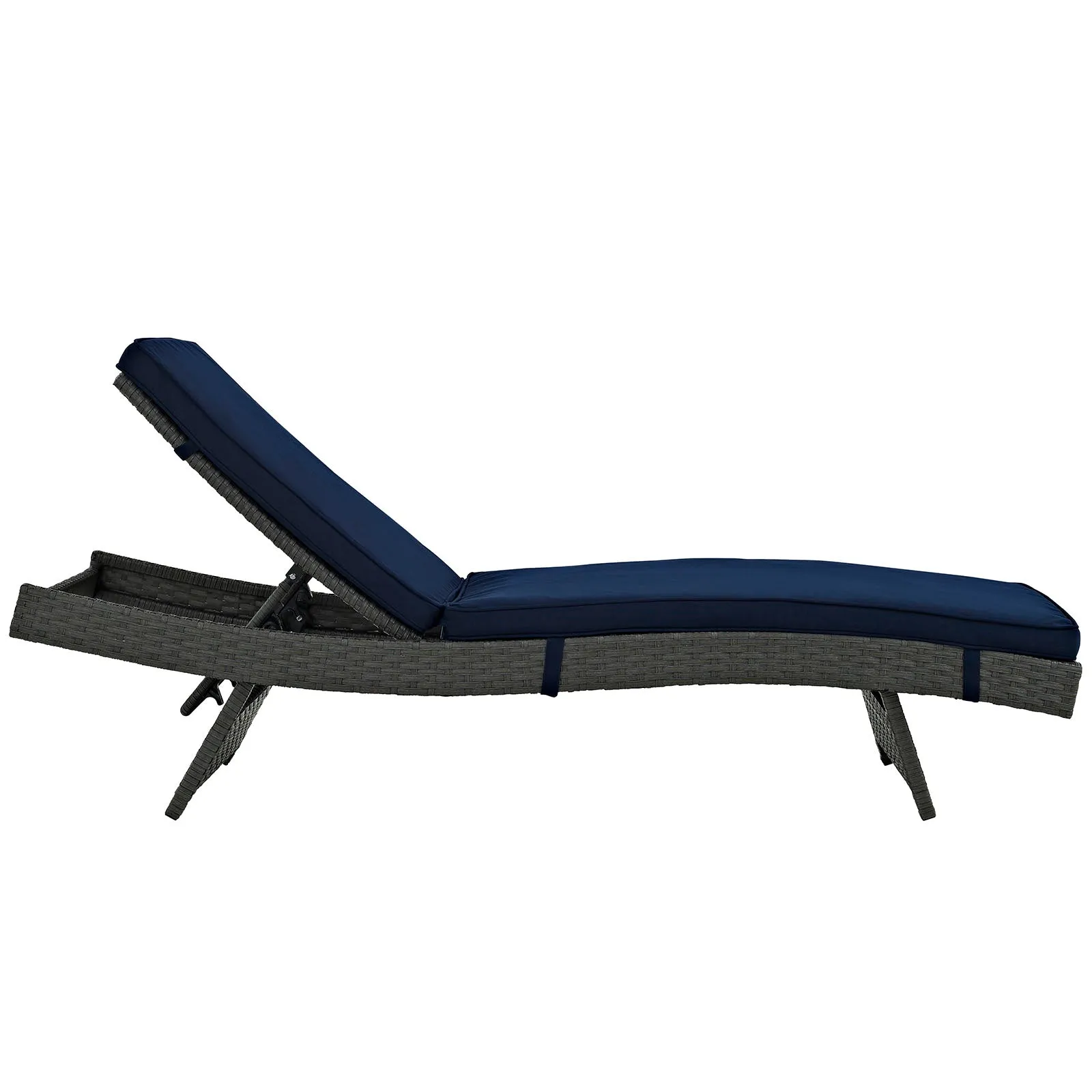 Sojourn Outdoor Patio Sunbrella® Chaise by Modway