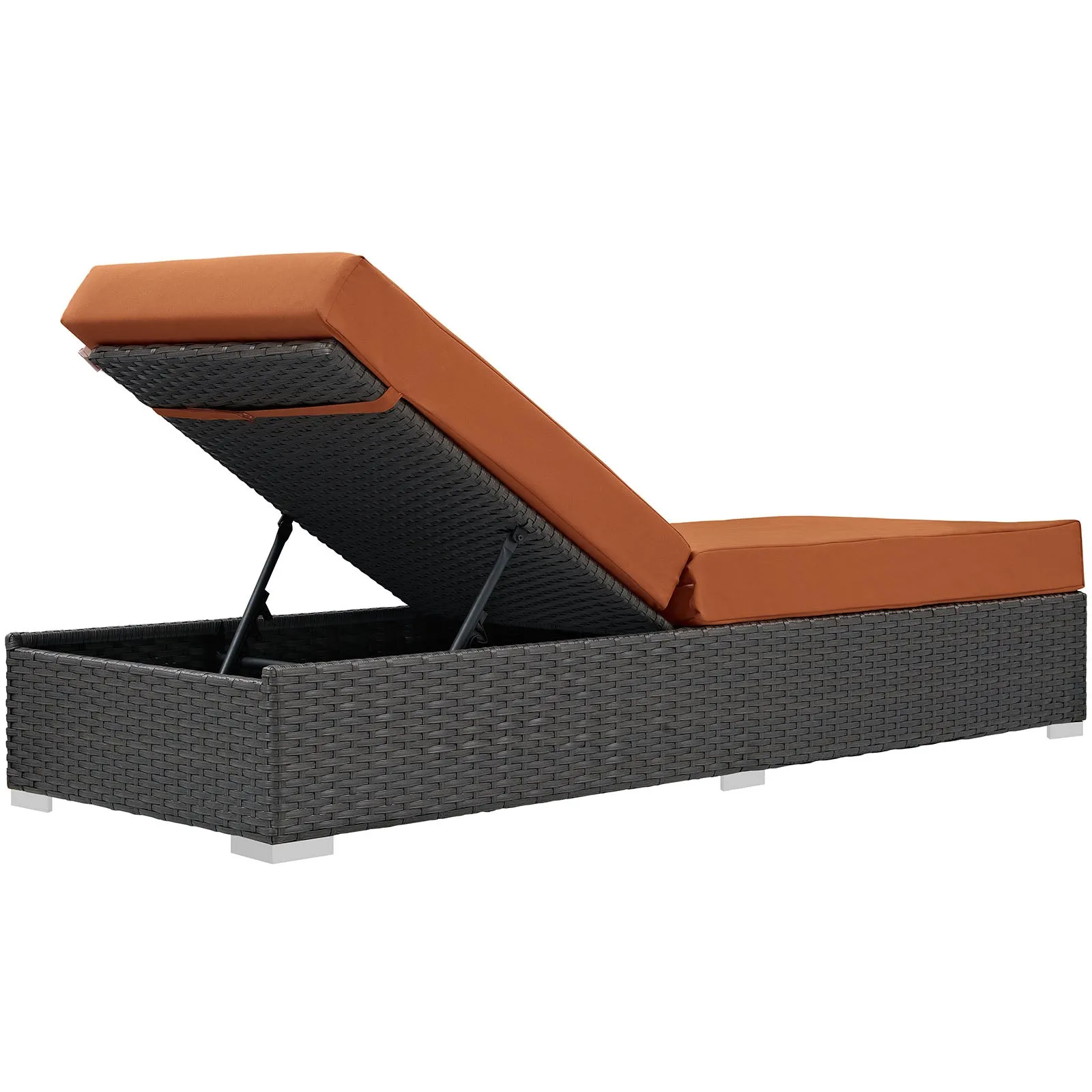 Sojourn Outdoor Patio Sunbrella® Chaise Lounge by Modway