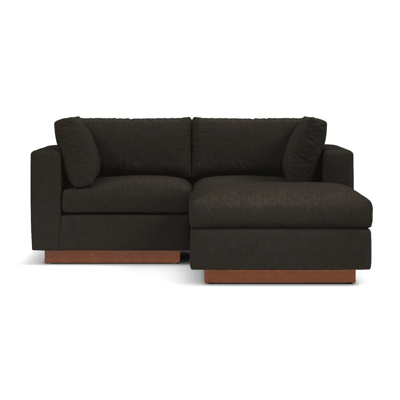 Taylor Plush 3pc Modular Reversible Chaise Sofa