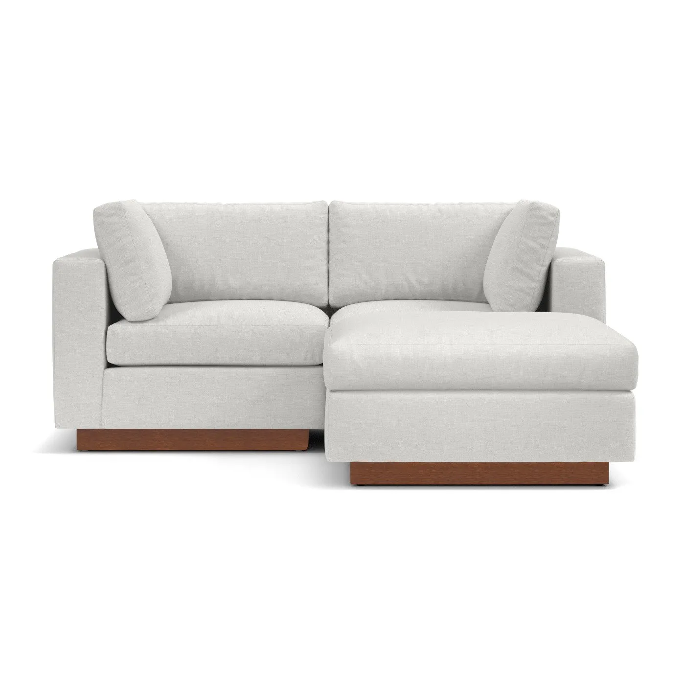 Taylor Plush 3pc Modular Reversible Chaise Sofa