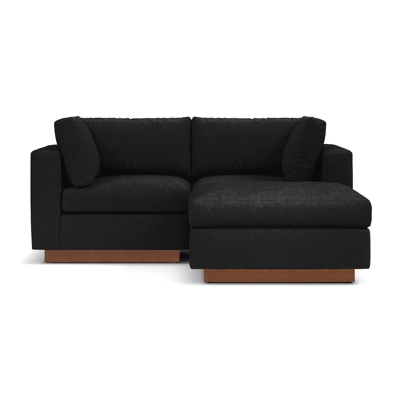 Taylor Plush 3pc Modular Reversible Chaise Sofa