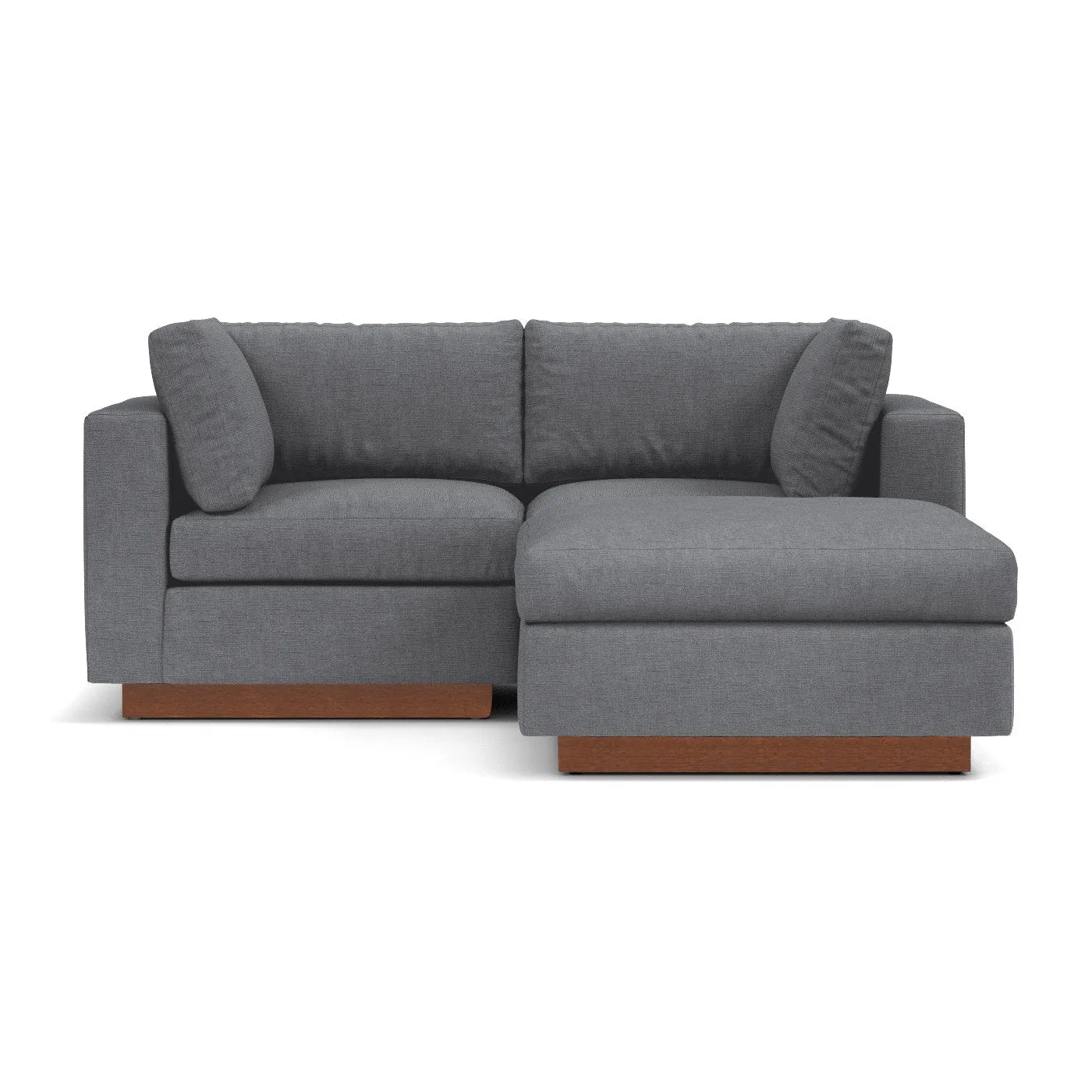 Taylor Plush 3pc Modular Reversible Chaise Sofa