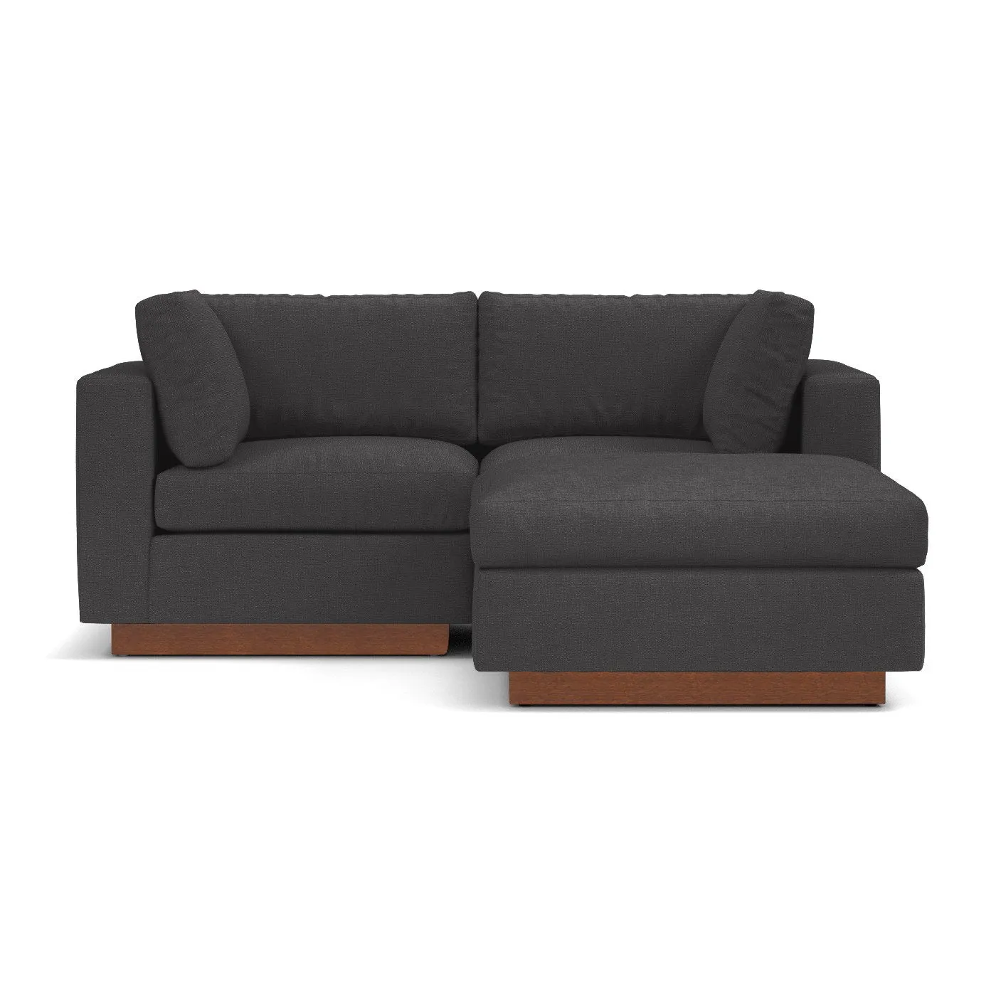 Taylor Plush 3pc Modular Reversible Chaise Sofa