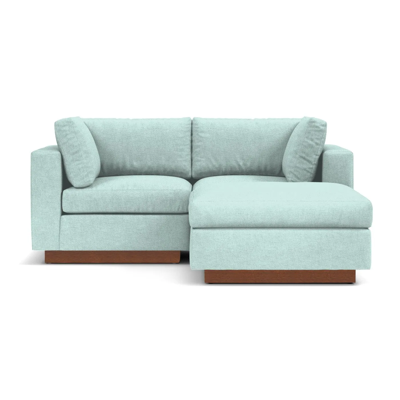 Taylor Plush 3pc Modular Reversible Chaise Sofa