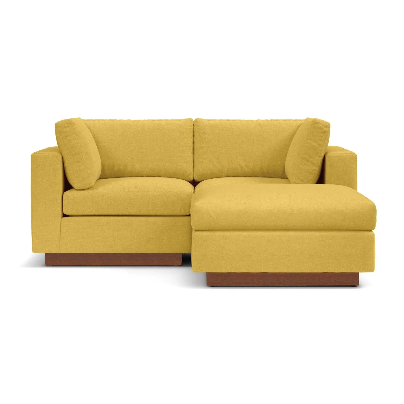 Taylor Plush 3pc Modular Reversible Chaise Sofa