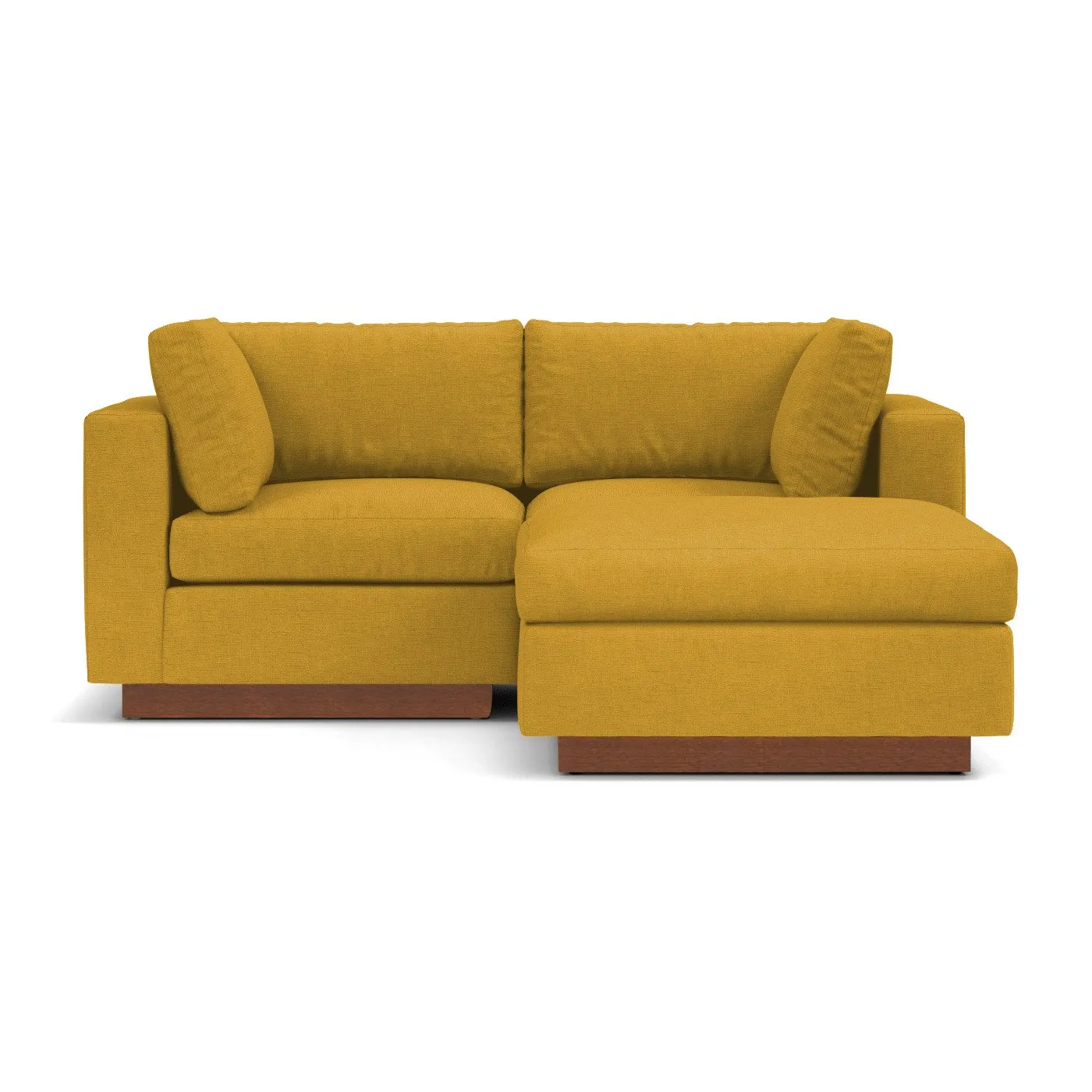 Taylor Plush 3pc Modular Reversible Chaise Sofa