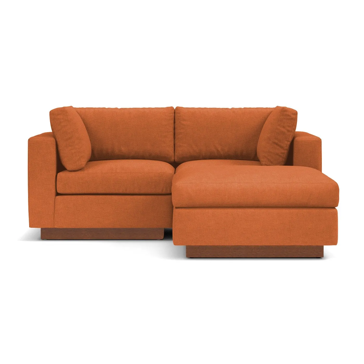 Taylor Plush 3pc Modular Reversible Chaise Sofa