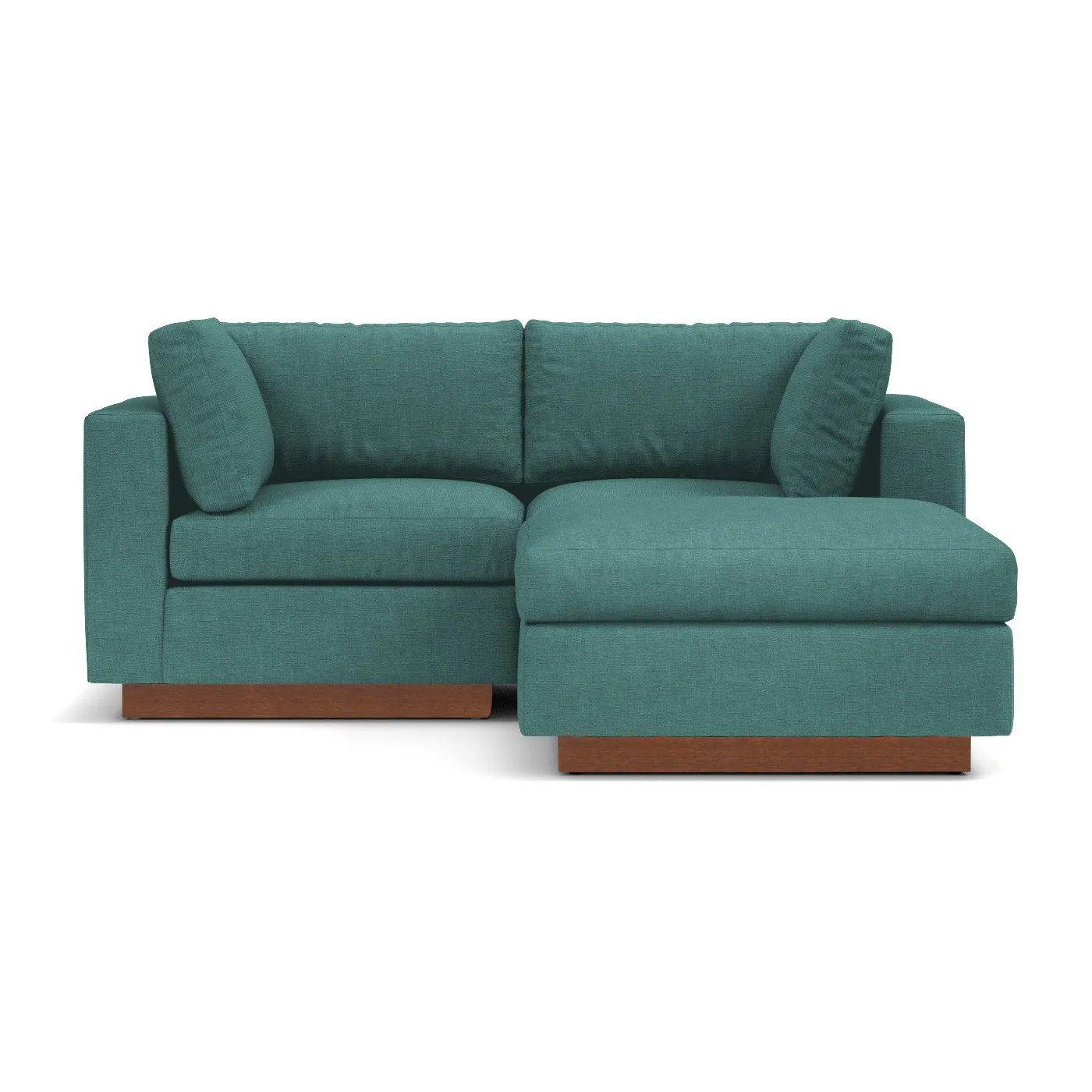 Taylor Plush 3pc Modular Reversible Chaise Sofa