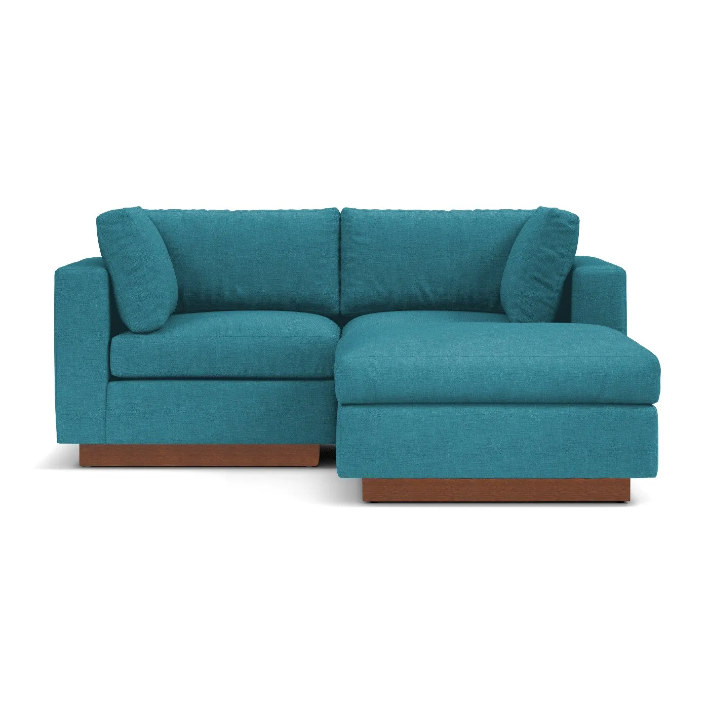 Taylor Plush 3pc Modular Reversible Chaise Sofa