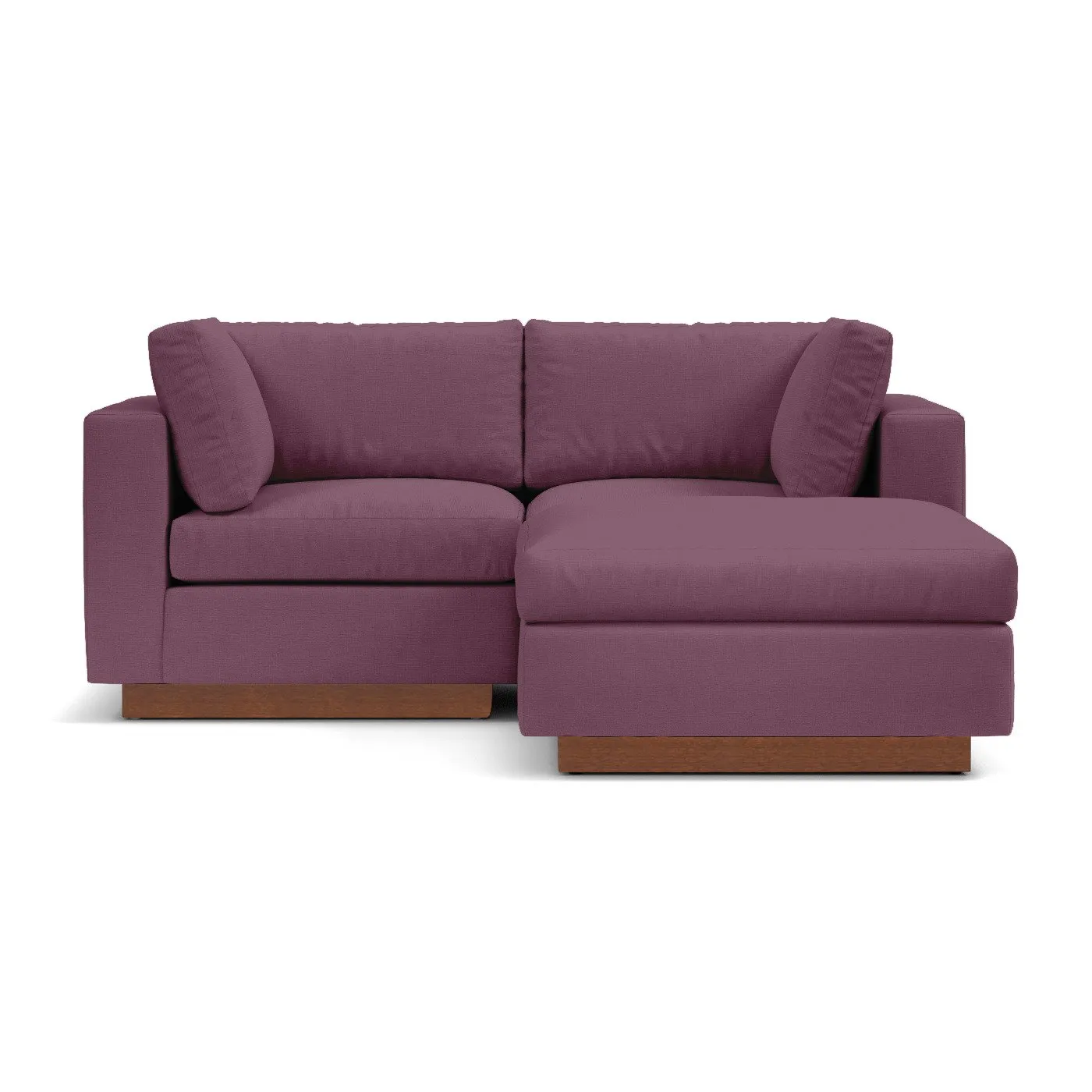 Taylor Plush 3pc Modular Reversible Chaise Sofa