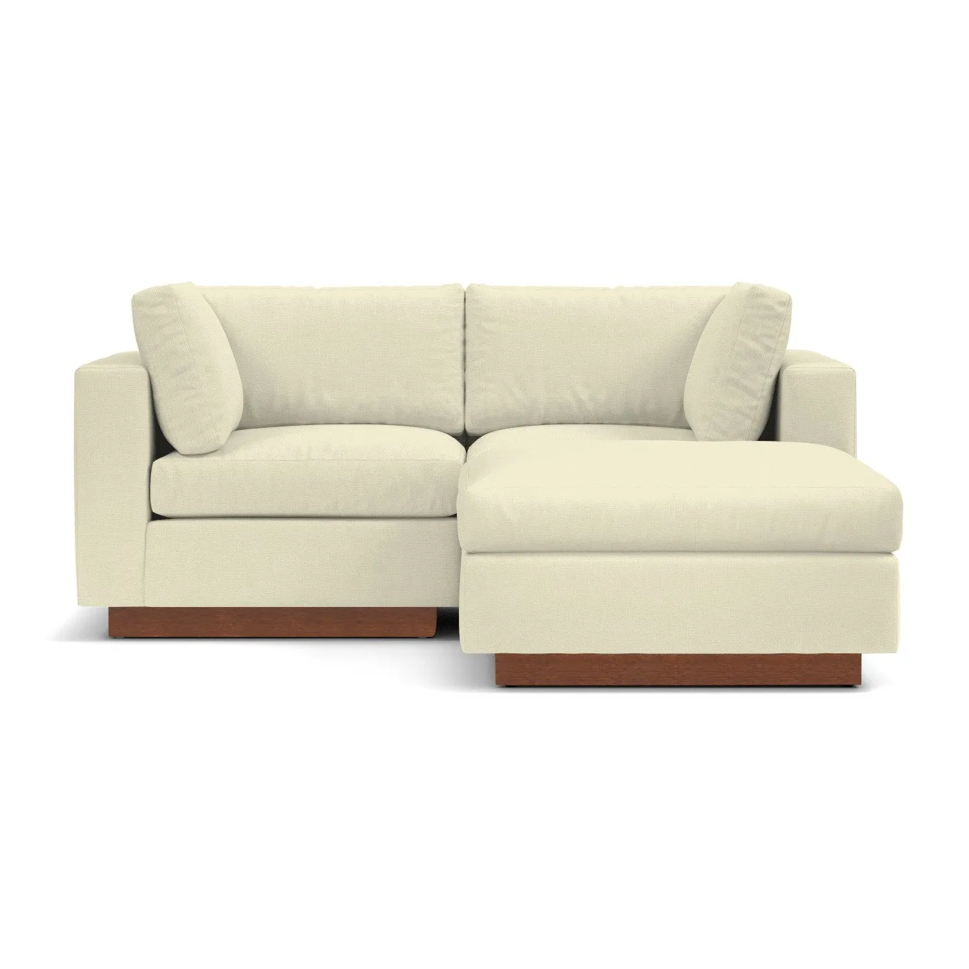 Taylor Plush 3pc Modular Reversible Chaise Sofa