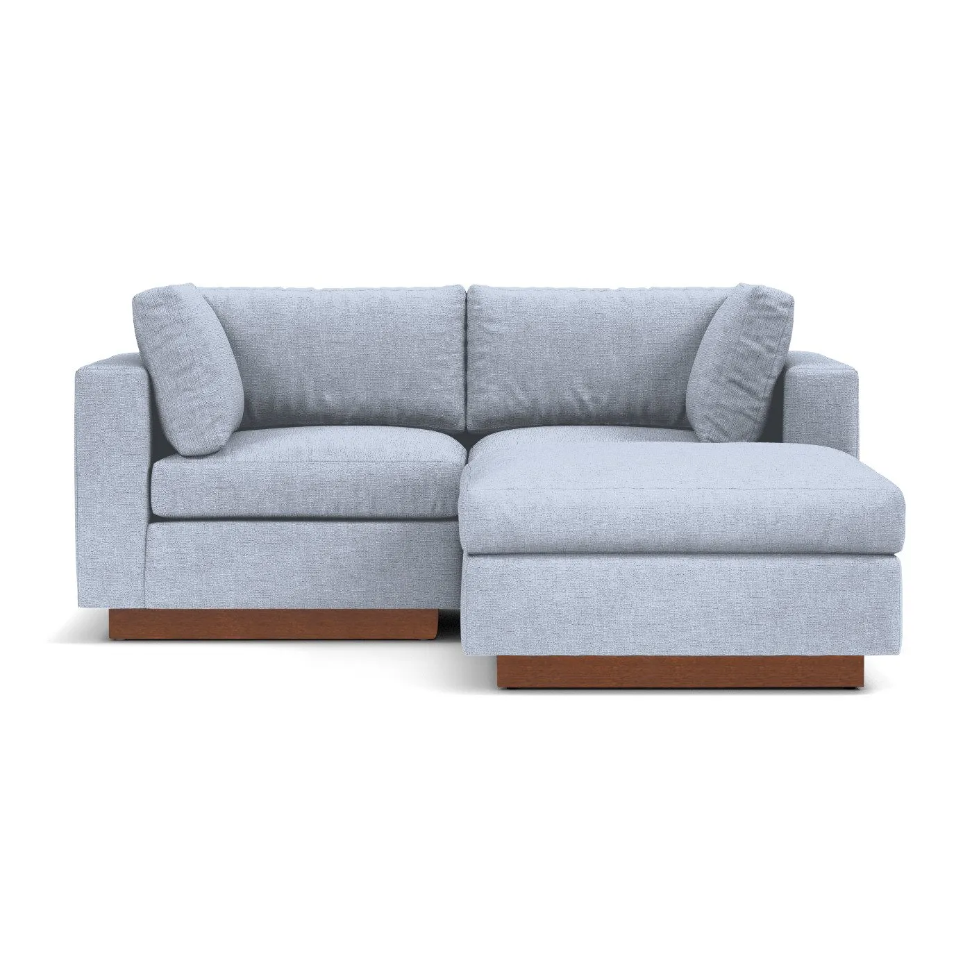 Taylor Plush 3pc Modular Reversible Chaise Sofa