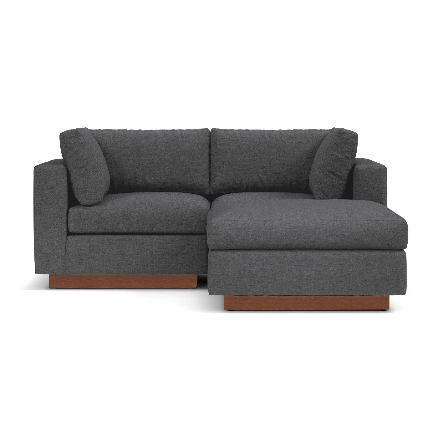 Taylor Plush 3pc Modular Reversible Chaise Sofa