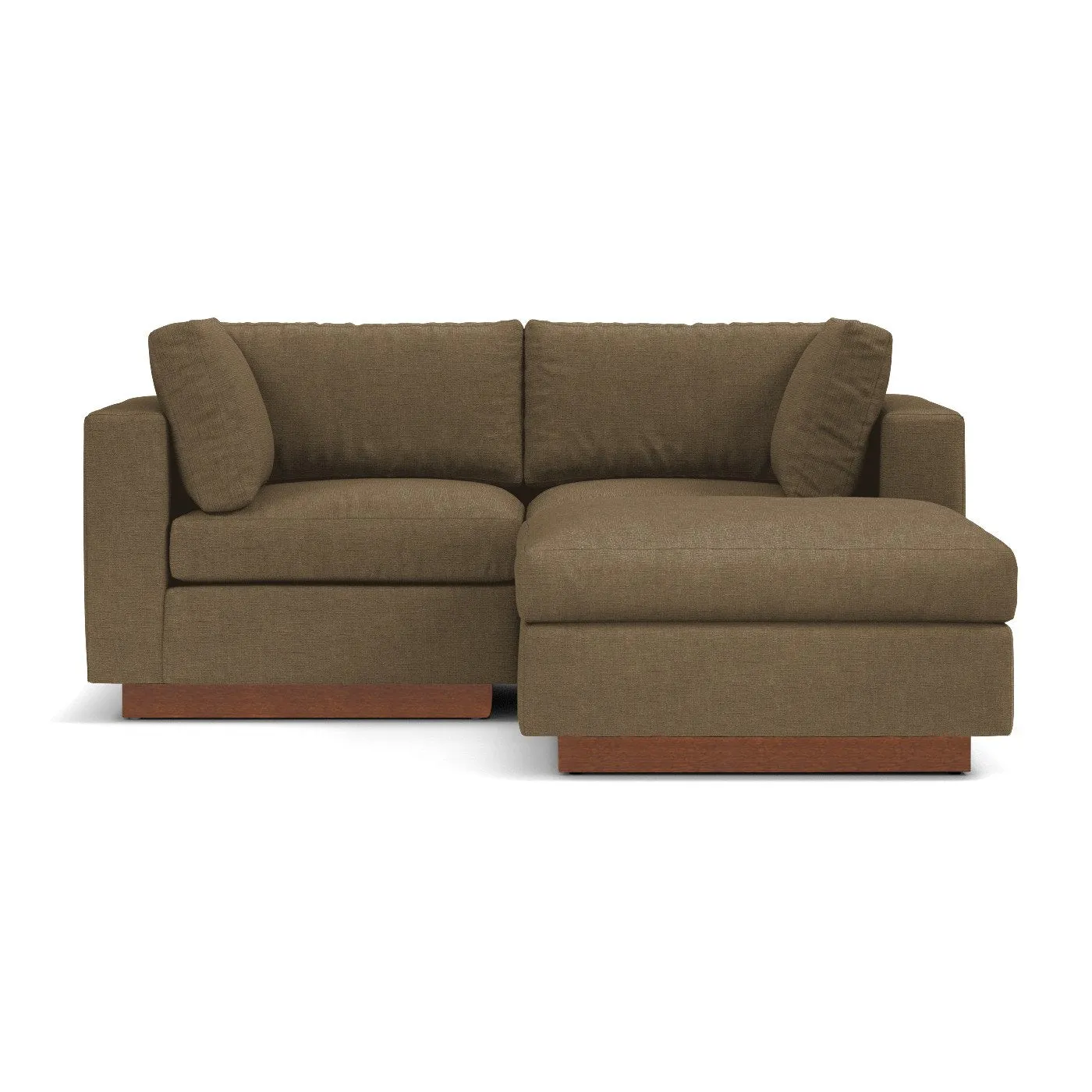 Taylor Plush 3pc Modular Reversible Chaise Sofa