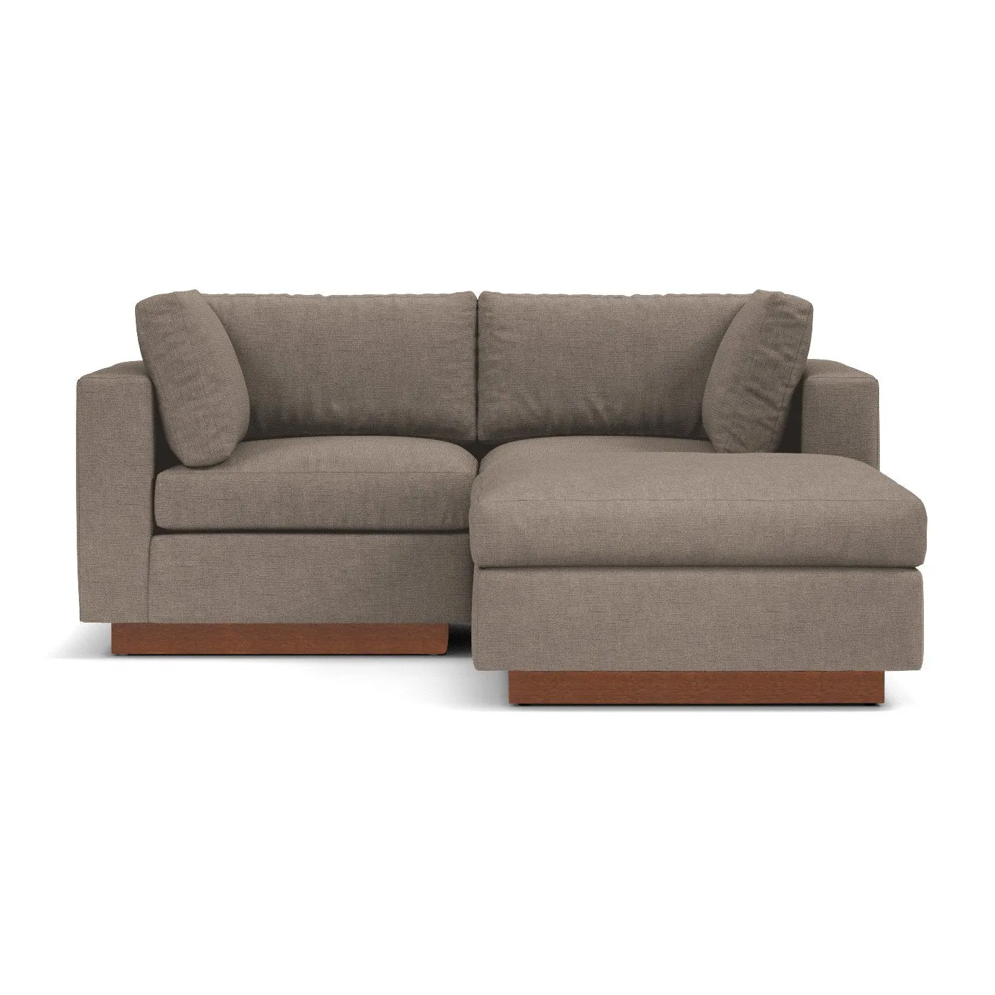 Taylor Plush 3pc Modular Reversible Chaise Sofa