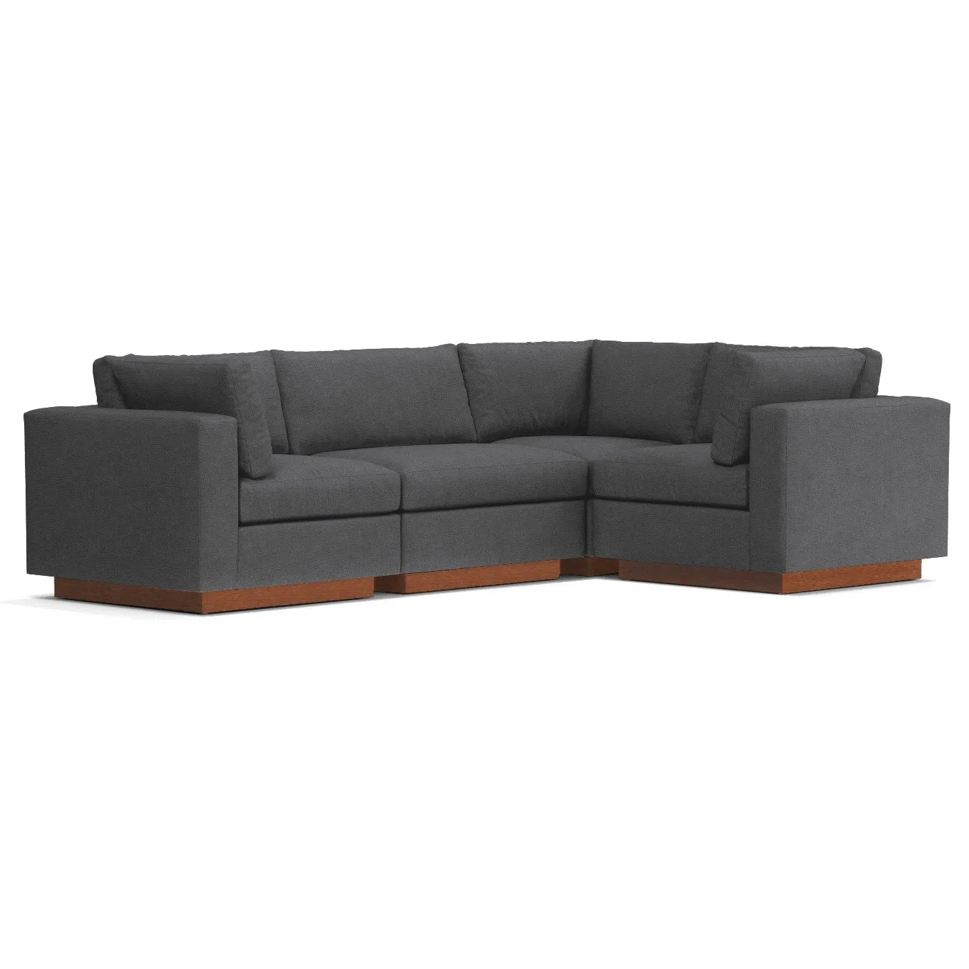 Taylor Plush 4pc Modular L-Sectional Sofa