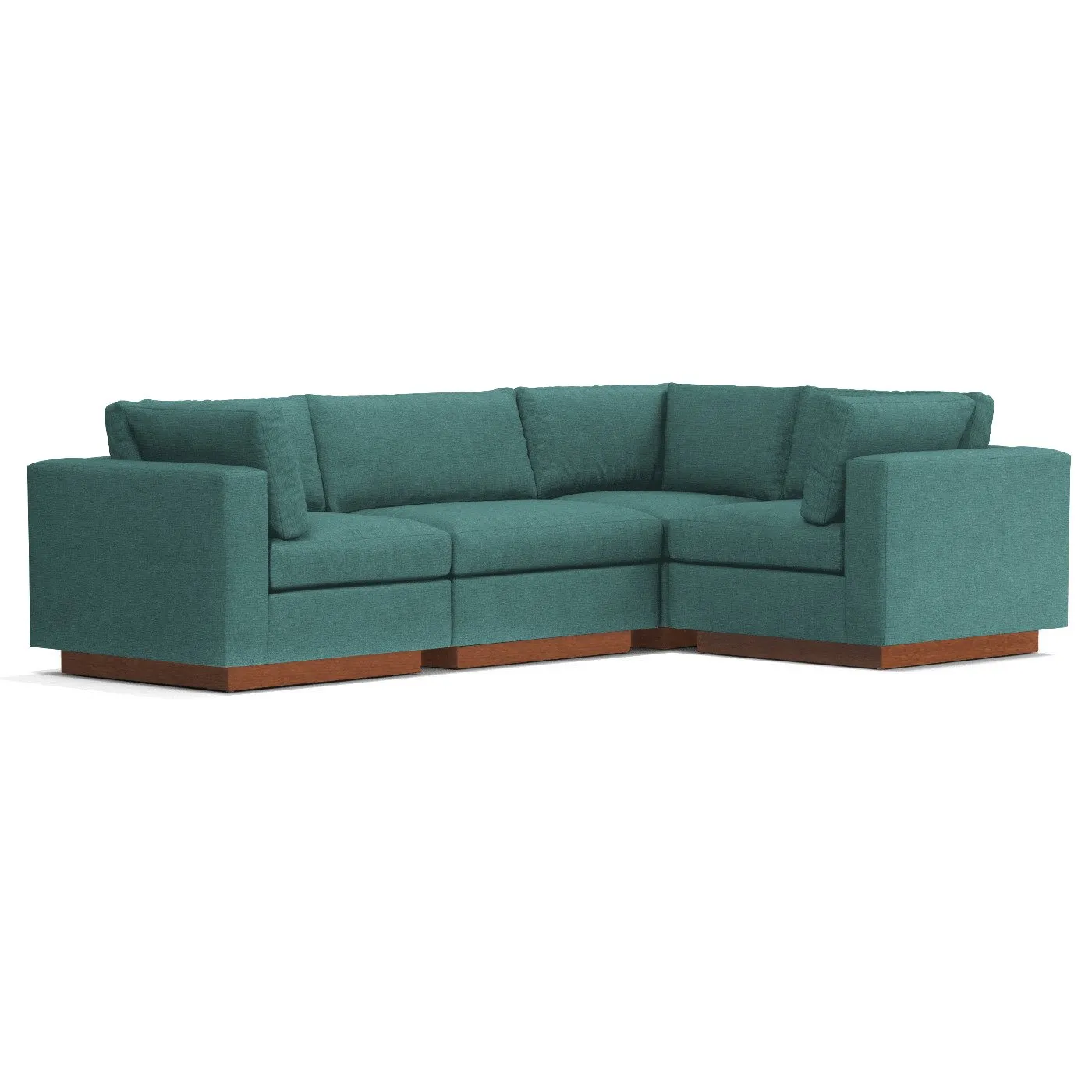 Taylor Plush 4pc Modular L-Sectional Sofa