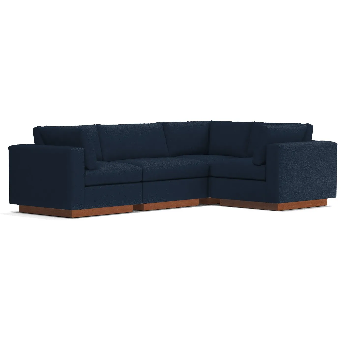 Taylor Plush 4pc Modular L-Sectional Sofa