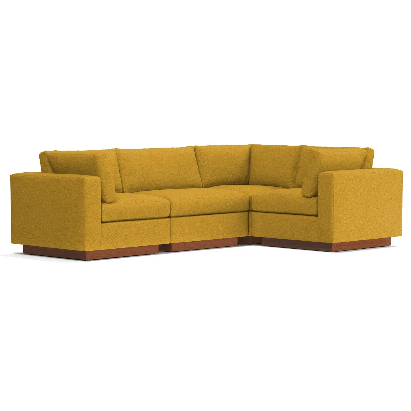 Taylor Plush 4pc Modular L-Sectional Sofa