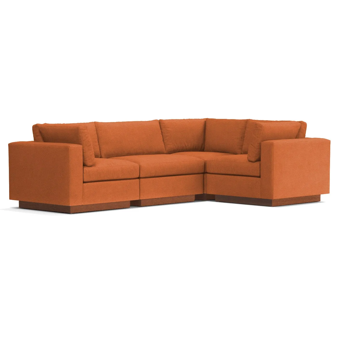Taylor Plush 4pc Modular L-Sectional Sofa