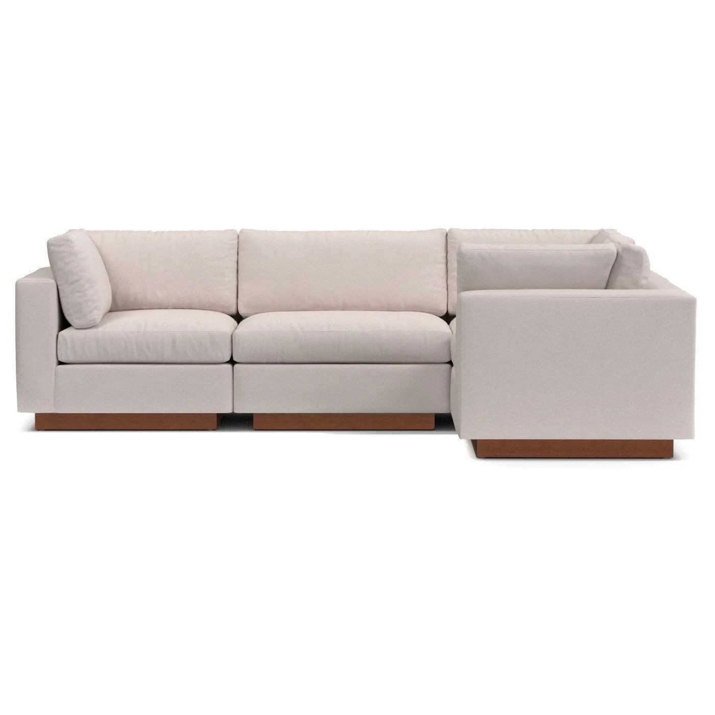 Taylor Plush 4pc Modular L-Sectional Sofa