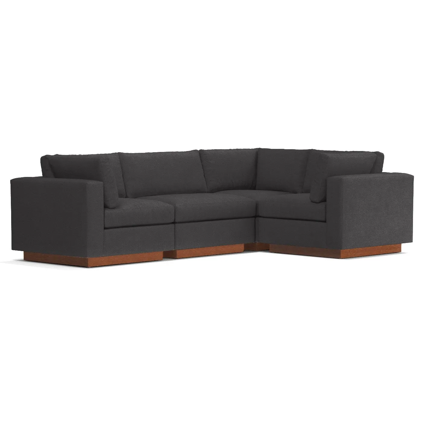 Taylor Plush 4pc Modular L-Sectional Sofa