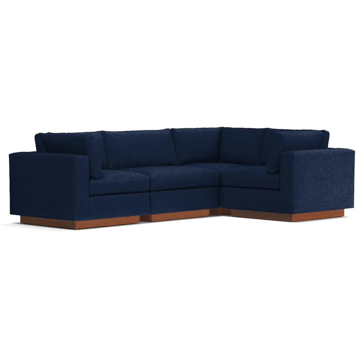 Taylor Plush 4pc Modular L-Sectional Sofa