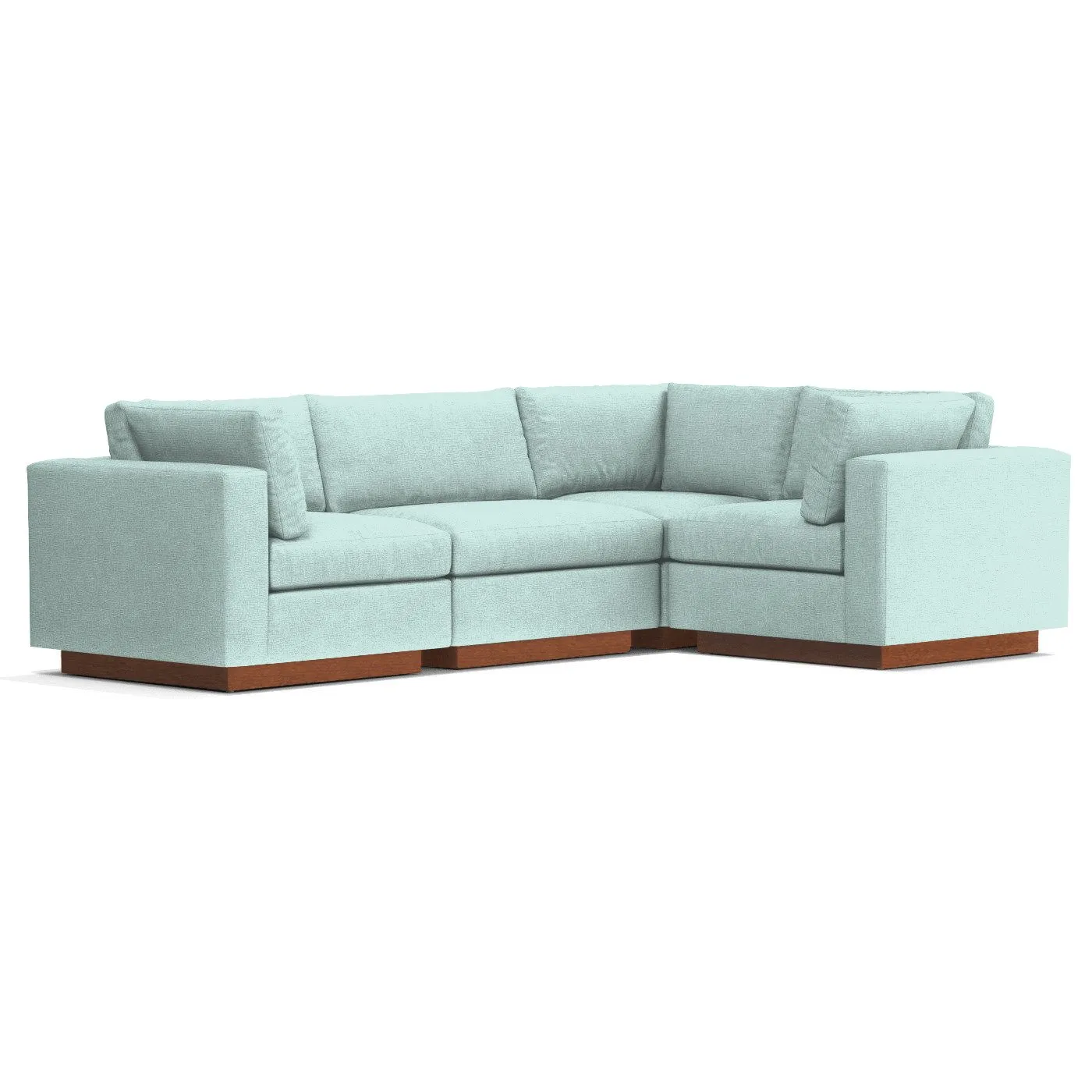 Taylor Plush 4pc Modular L-Sectional Sofa