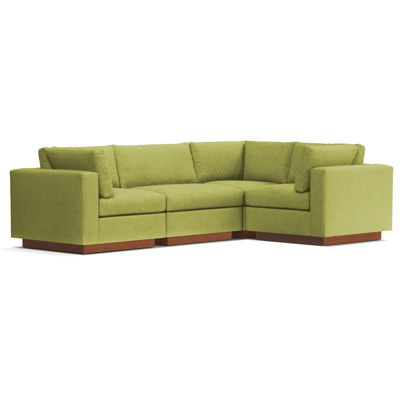 Taylor Plush 4pc Modular L-Sectional Sofa