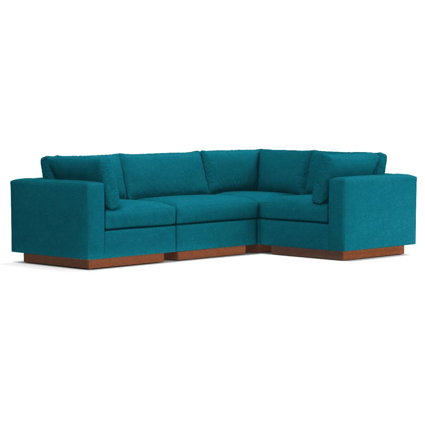 Taylor Plush 4pc Modular L-Sectional Sofa