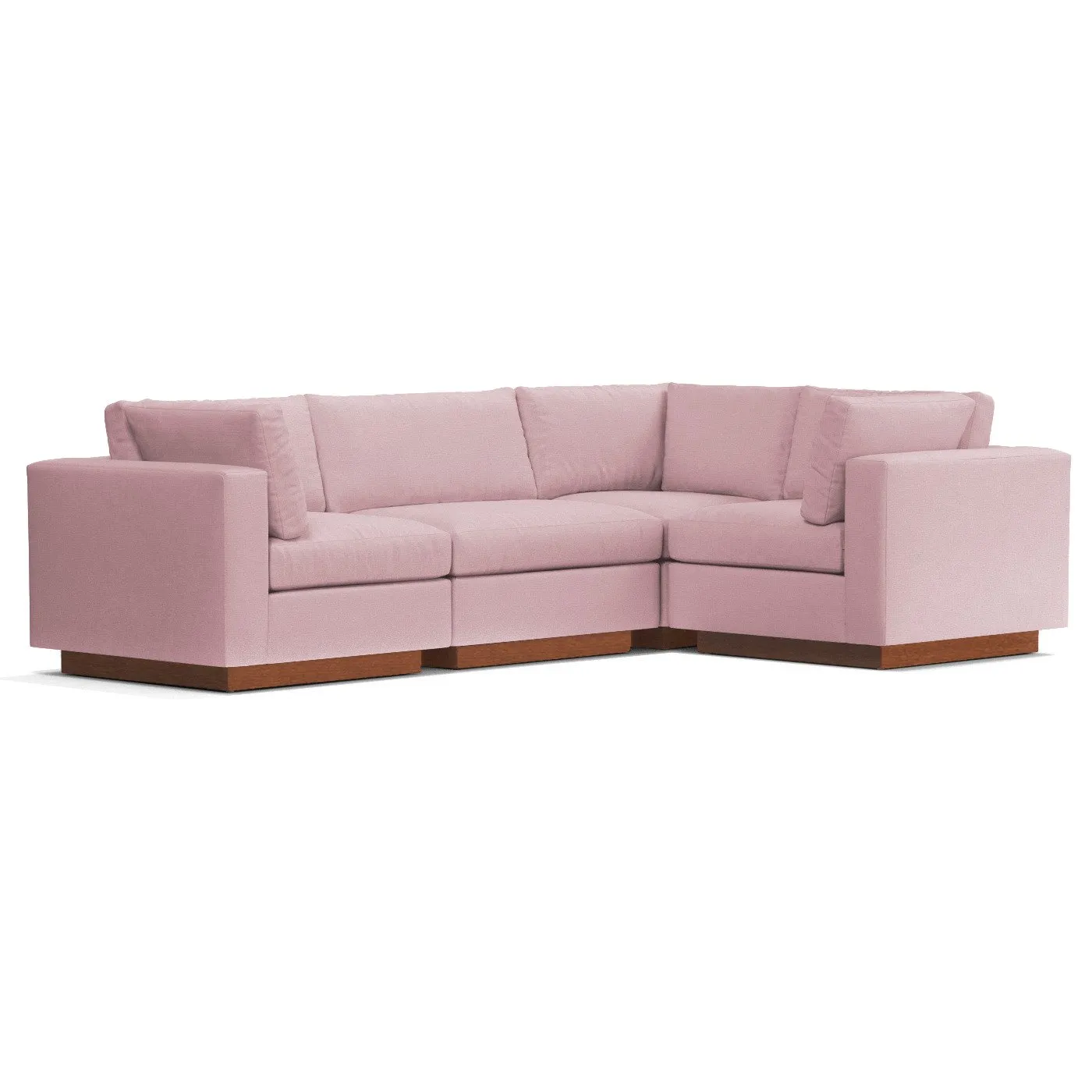Taylor Plush 4pc Modular L-Sectional Sofa