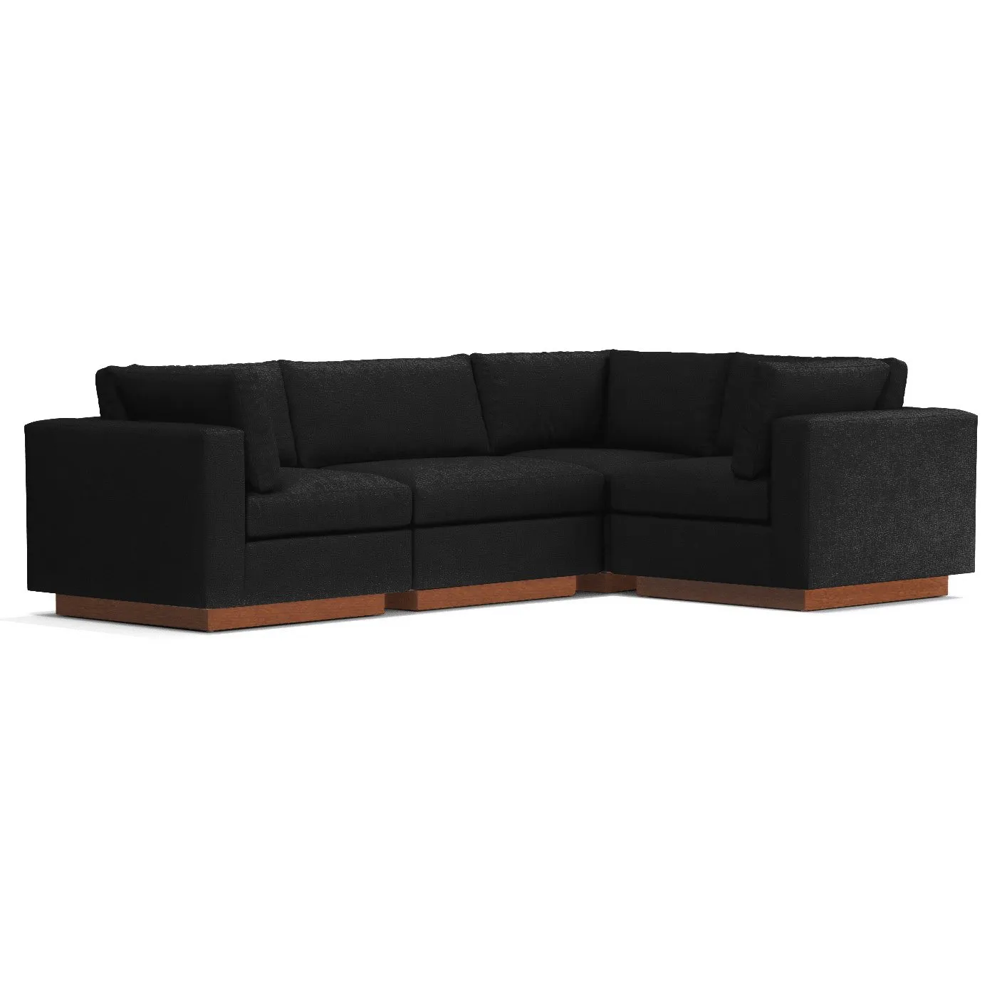 Taylor Plush 4pc Modular L-Sectional Sofa