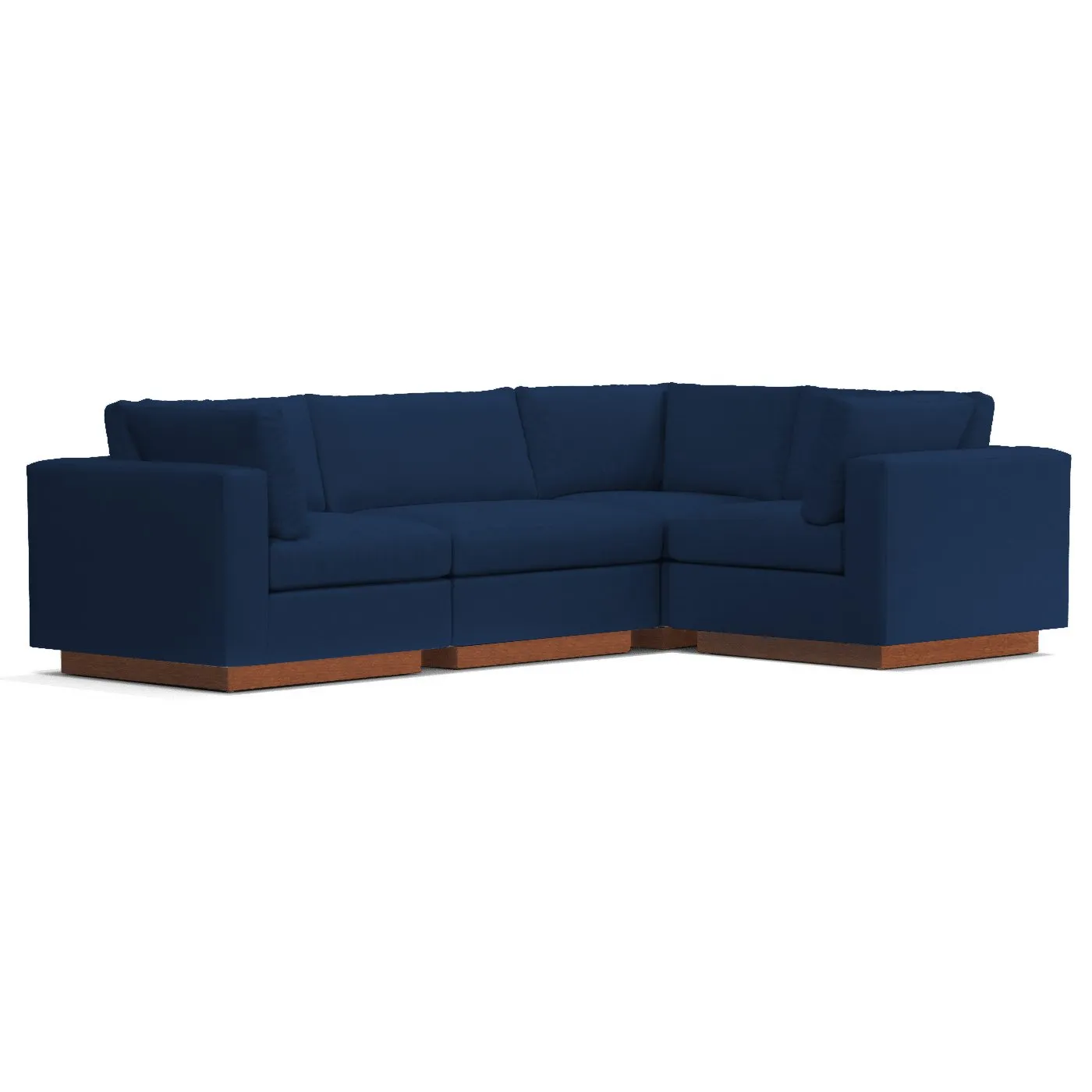 Taylor Plush 4pc Modular L-Sectional Sofa