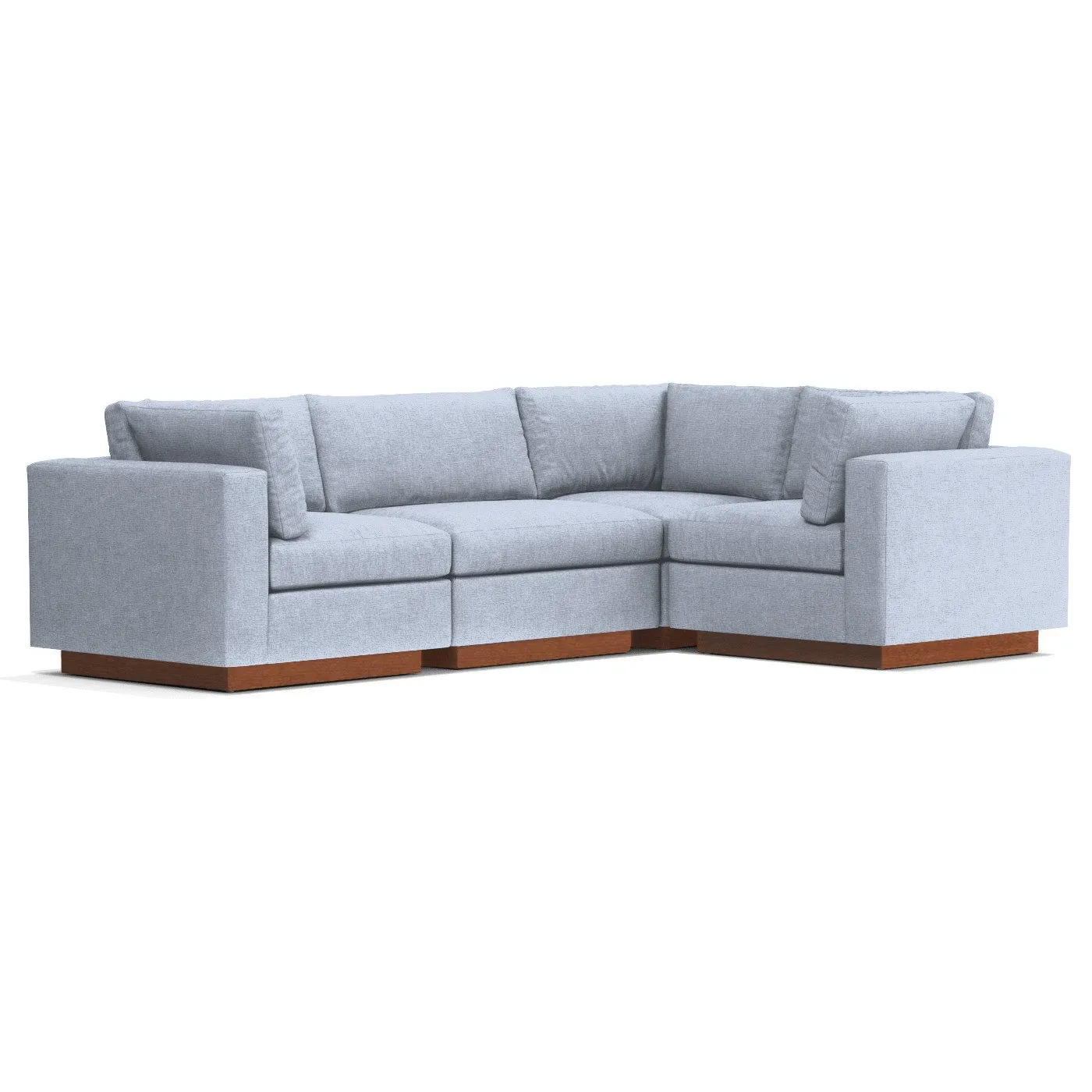 Taylor Plush 4pc Modular L-Sectional Sofa