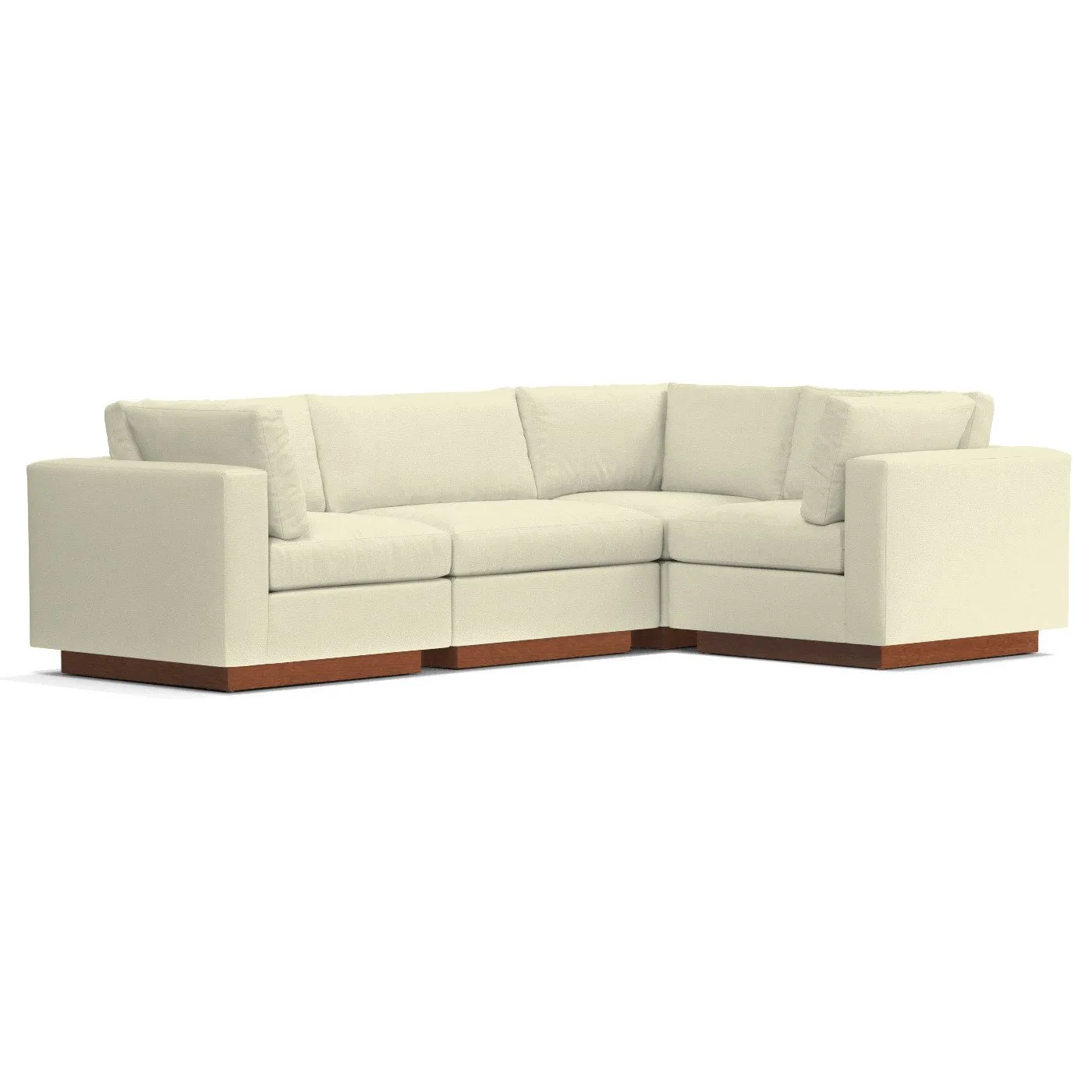 Taylor Plush 4pc Modular L-Sectional Sofa