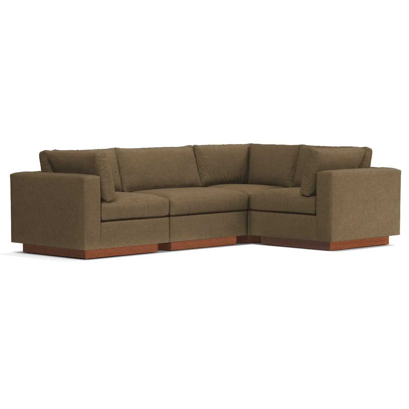 Taylor Plush 4pc Modular L-Sectional Sofa