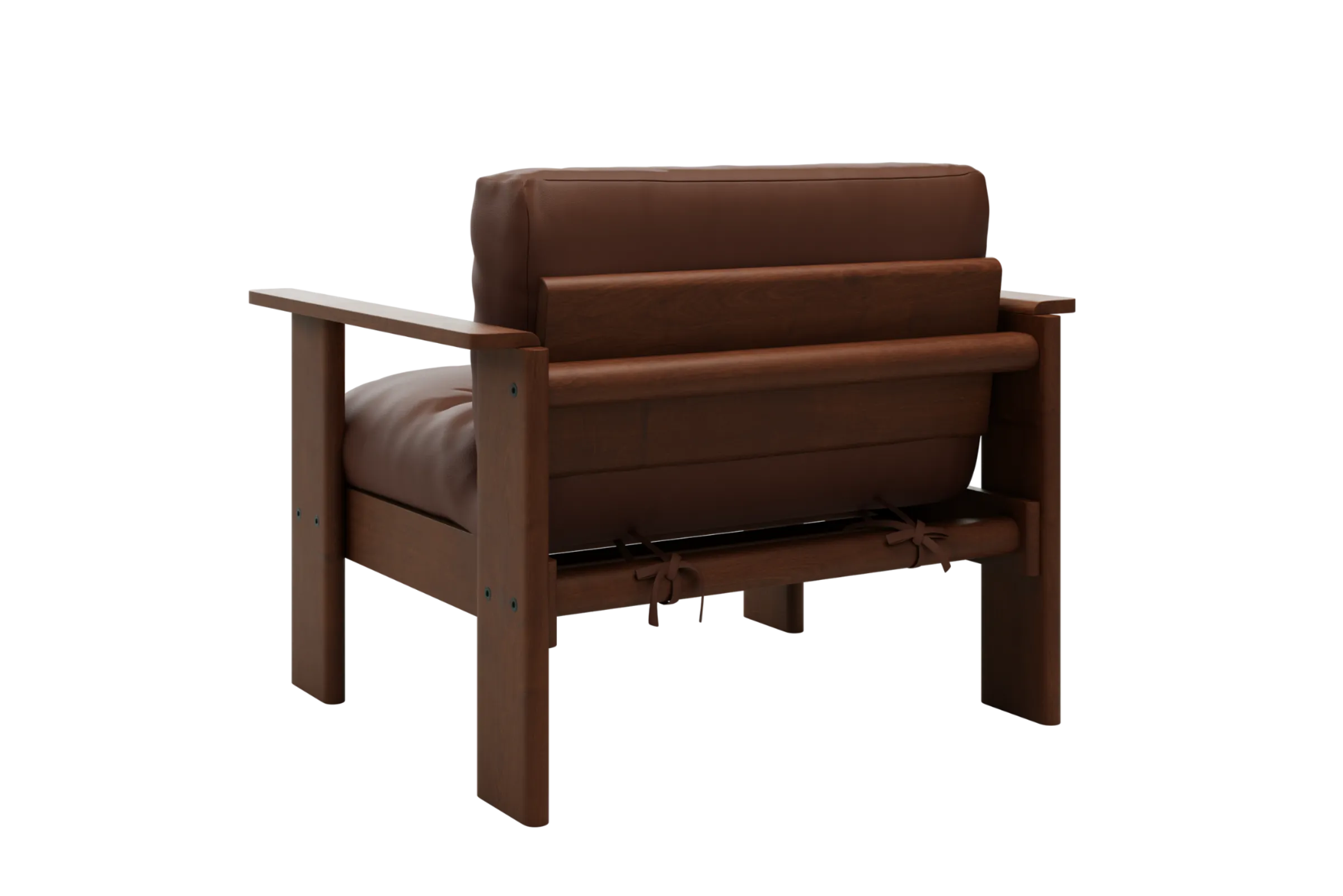 The Bacana Armchair in Cactus Leather