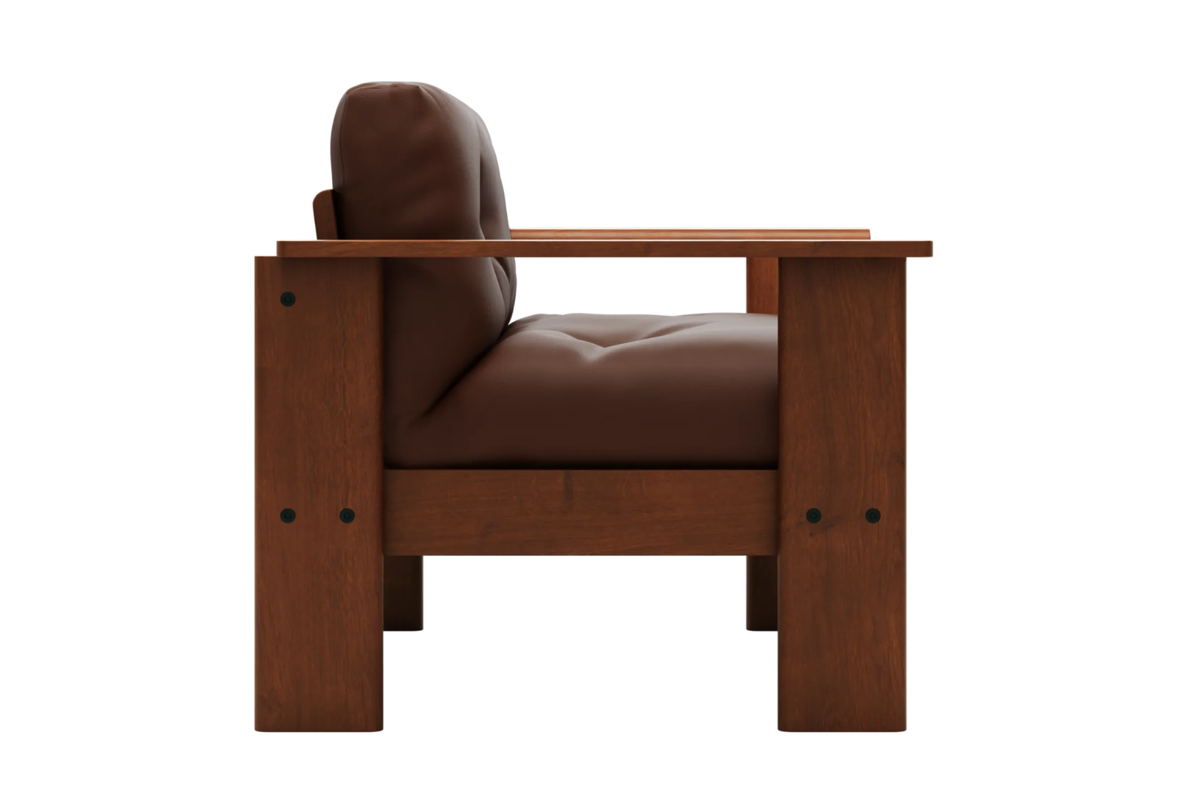 The Bacana Armchair in Cactus Leather