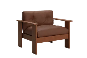 The Bacana Armchair in Cactus Leather