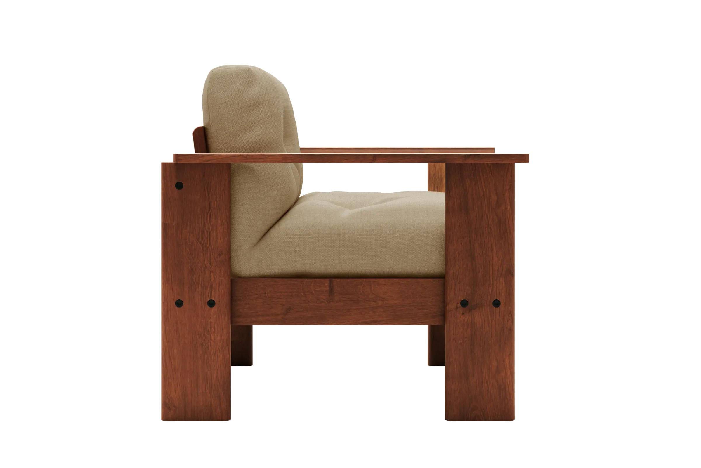 The Bacana Armchair in Hemp