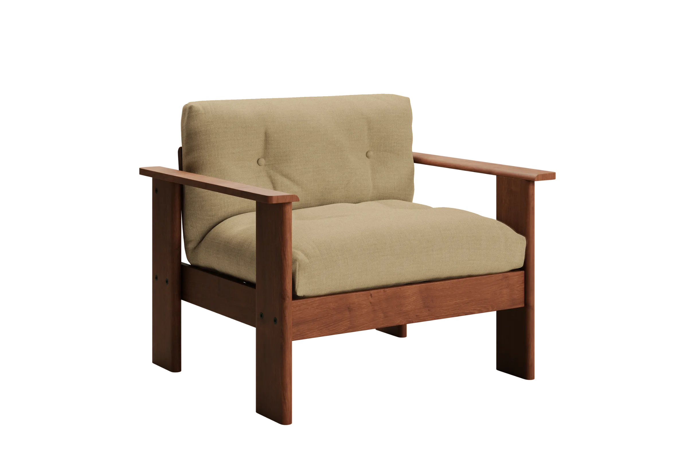 The Bacana Armchair in Hemp