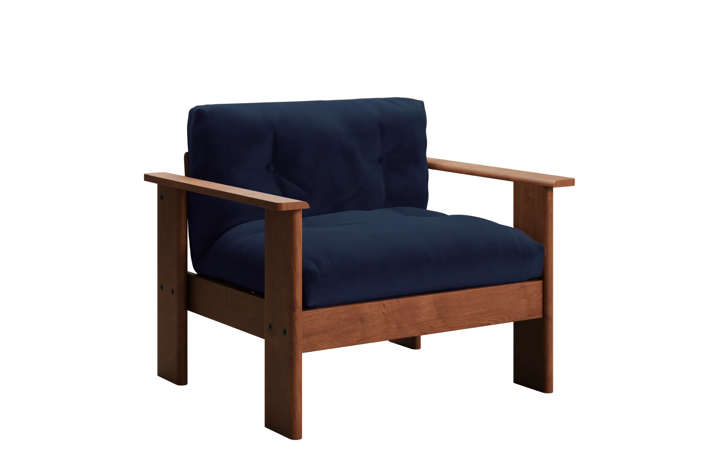 The Bacana Armchair in Recycled Velvet